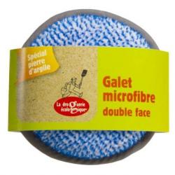Galet microfibre double face